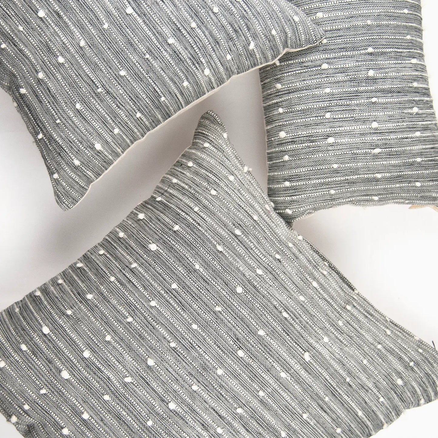 Pana Pillow Cover - Grey 12"x22"
